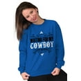 thumbnail image 7 of Cowgirls Dont Cry Pretty Southern Women Crewneck Sweatshirt Brisco Brands L, 7 of 7