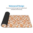 thumbnail image 5 of Disketp Gaming Mouse Pad Corgi Animal Pattern Large Mouse Mat Long Extended Desk Pad Non-Slip Rubber Mice Pads Stitched Edges Thin Pad (11.8x31.5 Inch), 5 of 8