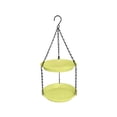 thumbnail image 2 of SCNOR Bird Feeder Double Layer Outdoor Hanging Plastic Yellow Wild Bird Feeder for Water & Feeding Weather Resistant Large Capacity for Garden Yard Patio, 2 of 6