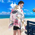 thumbnail image 4 of Coolnut 31"x71" Beach Towel with Travel Bag, Branches Berries Oversized Sand Free Camping Towel Quick Dry Pool Bath Sport Towels, 4 of 6