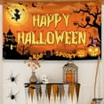 thumbnail image 5 of KatchOn, Spooky Happy Halloween Banner - XtraLarge, 72x44 Inch | Orange Halloween Photo Backdrops for Halloween Decorations | Halloween Backdrops for Photography, Halloween Party Decorations Indoor, 5 of 5