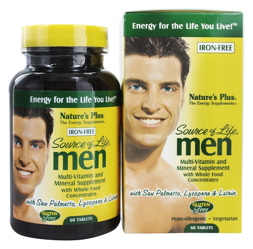 Natures Plus Source Of Life Men S Multi Vitamin 60 Tablets