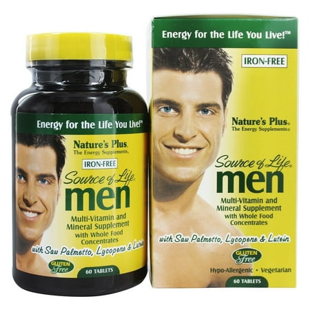 Nature's Plus - source de vie multi-vitamine hommes - 60 comprimés