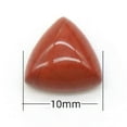 thumbnail image 3 of EOEMY 10mm Triangle Cabochon Beads Natural Mixed Gemstone Cab Flatback Reiki Chakra-Unakite-5Pcs (Random Pick), 3 of 9