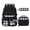 Black, variant on Soda Candy 3 in 1 Kids Backpack Set Plaid Bow Design Water Resistant School Girls Bookbag with Lunch Bag Pencil Case