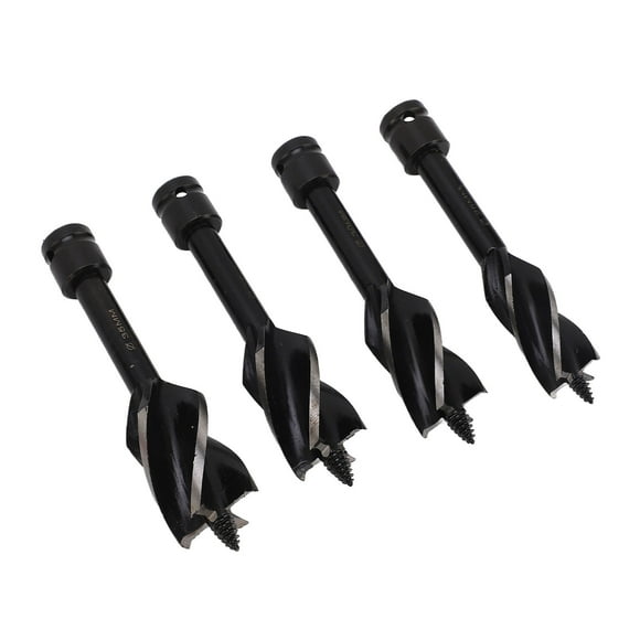 Wood Auger Bit,4 Pcs Wood Auger Wood Drill Bit Electric Auger Drill Bit Convenient Use