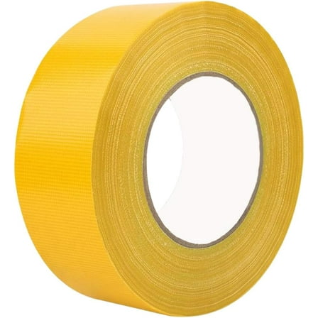 Floor Marking Tapes Vinyl Floor Tape Yellow Marking Adhesive Caution Warning Safety for Indoor Outdoor Warehouses Factories Parking Lots Gyms 1.2Inch x 32.8Ft