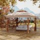 thumbnail image 2 of Yeshouse Tienda de campaña al aire libre con toldo 11x11FT con mosquit, haga estallgazebo instantánea impermecon bolsa de transporte portátil, 2 of 9