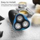 thumbnail image 2 of Replacement shaving heads compatible with Philips AT750 shaver, gold, 2 of 5