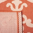 thumbnail image 6 of Safavieh Courtyard Dara Damask Indoor/Outdoor Area Rug, Terracotta/Natural, 5'3" x 7'7", 6 of 10