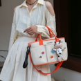 thumbnail image 4 of Bolso de mano para madres, bolso multifuncional para llevar al hombro para madres y bebés, bolso para bebés, bolso para colgar del cochecito de bebé al salir, 4 of 5