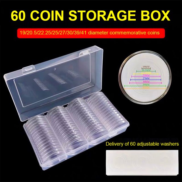 Gwong Decoración hogareña 60 unids / set 41mm Portatarjetas portátiles Portátiles Reutilizables Acrílicos Transparentes Transparentes Protector Organizadores para Colección Gwong 21071225