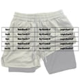 thumbnail image 3 of Tqyyweavej Men's Mesh Swim Trunks Pull-On Solid Color Board Shorts with Pockets Drawstring Breathable Swim Shorts with Compression Liner S-2XL, 3 of 4