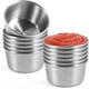 thumbnail image 1 of Tazón para Salsa Ramekin, Mini Tazas para Salsa, Tazas para Condimentos para Pudín, para Fiesta en Casa, Restaurante (Plata, 12 Unidades, 70 Ml), 1 of 5