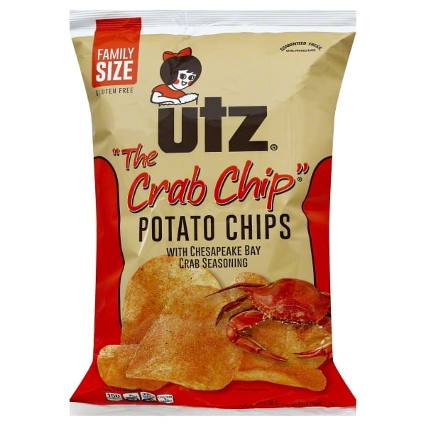Utz Crab Chip Potato Chips, 10.5 Oz.