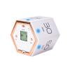 

EDFRWWS Kitchen Digital Timer Hexagon Flip Countdown Reminder Tool for Cookiing (White)