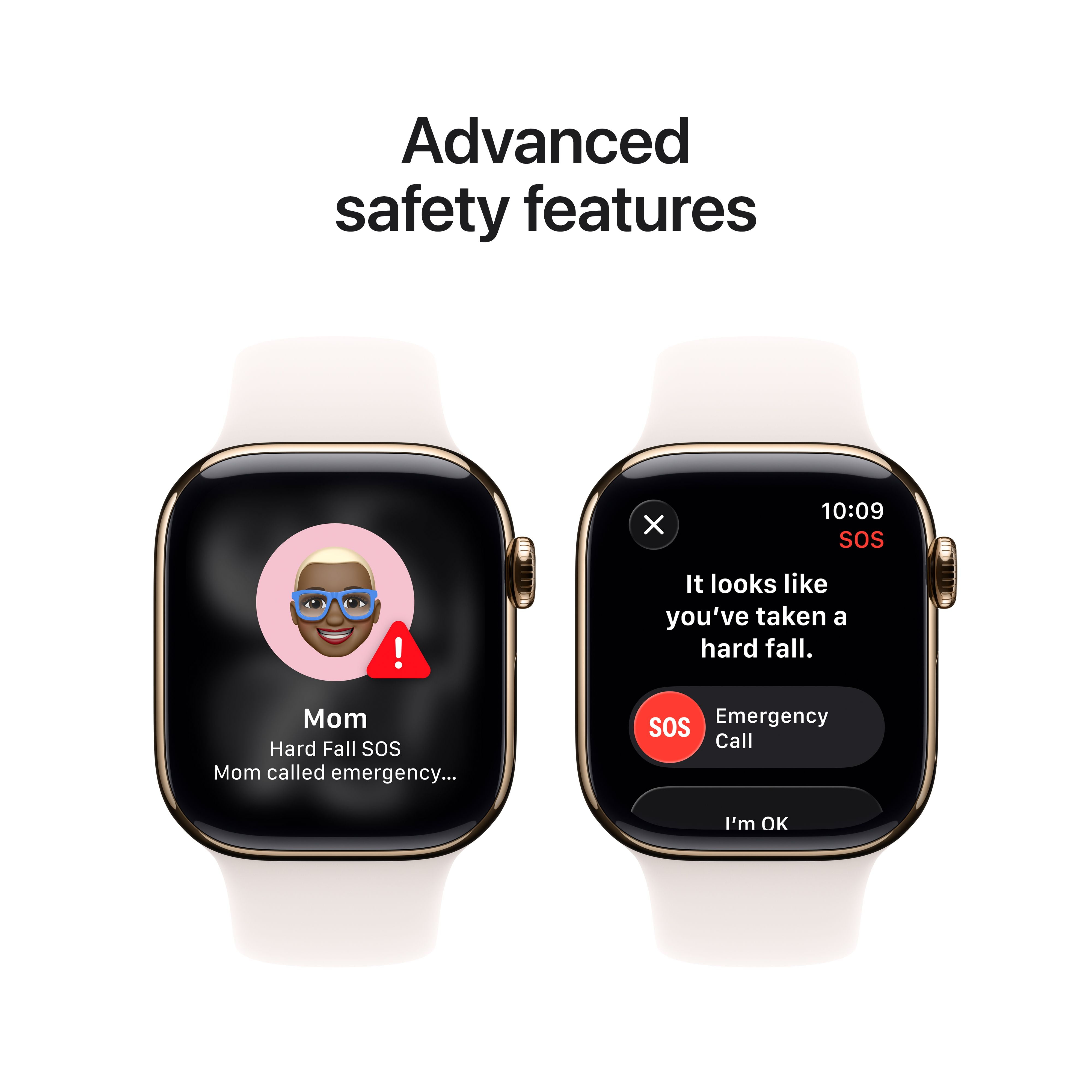 Apple Watch Series 11 [GPS + Cellular 42mm] Smartwatch with Gold Titanium Case with Light Blush Sport Band - S/M
