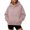 Khaki, variant on Hoodies Women Solid Long Sleeve Pullover Sweatshirt Tops Casual Waist Cinching Cropped Outfits Fall Winter Apparel