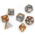 thumbnail image 3 of Chessex Gemini Copper-Steel & White 7-Piece Polyhedral Dice Set – CHX26424 for Dungeons & Dragons and Tabletop RPGs, 3 of 3