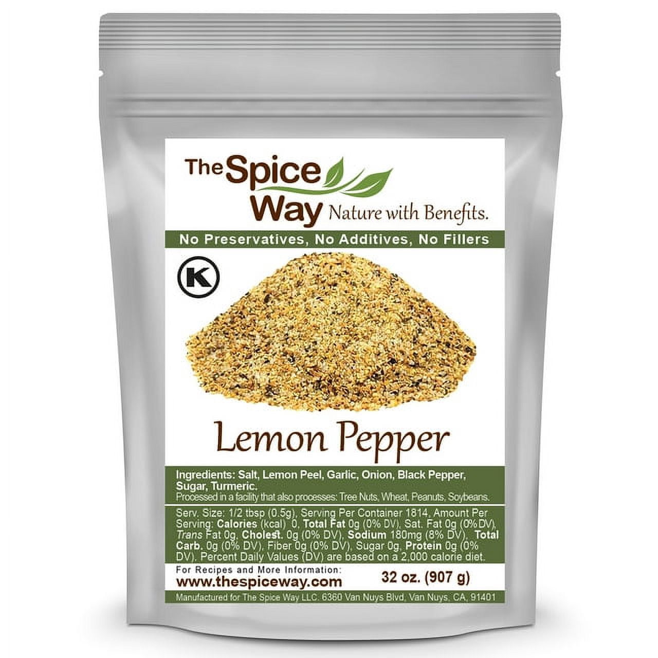 The Spice Way Lemon Pepper 32 oz