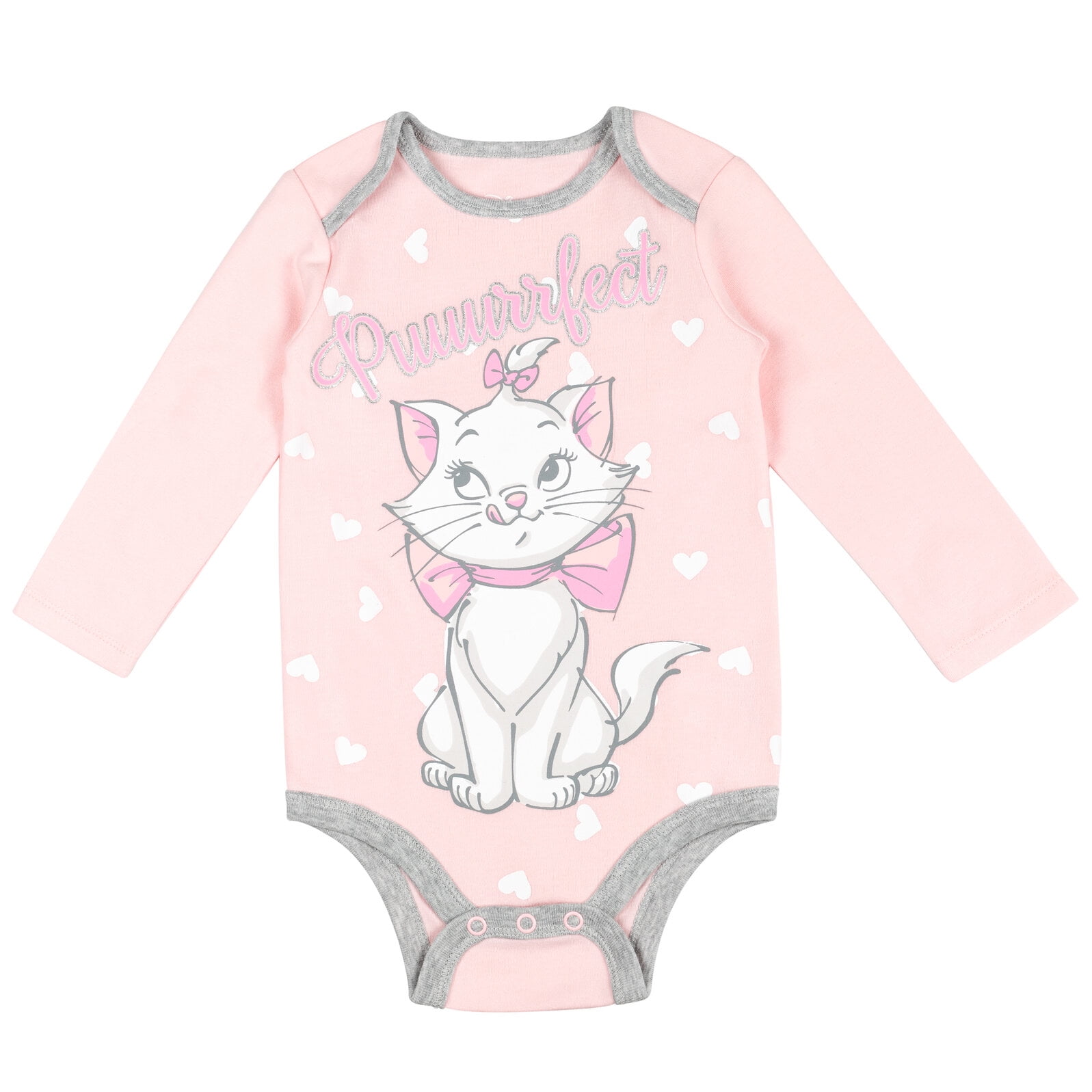 Disney Classics Dumbo Bambi Marie Infant Baby Girls 5 Pack Bodysuits Newborn to Infant