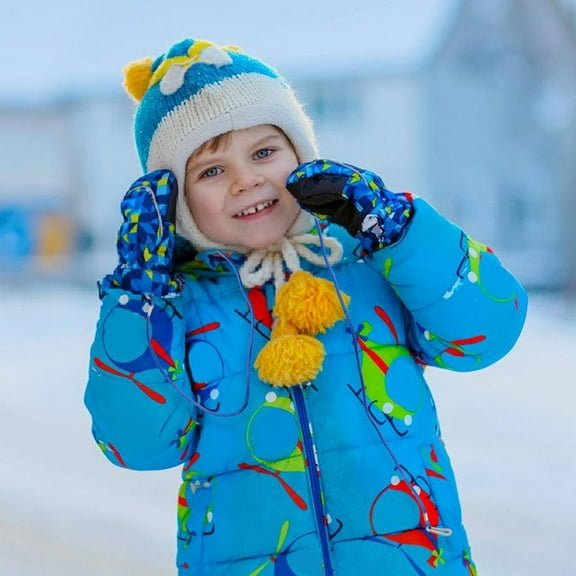 GOOHOCHY 3pcs Winter Glove Hanging Lanyard For Kids Mitten Clips String Anti Lost Glove Strap For Toddlers Nylon Glove Leash