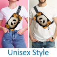 thumbnail image 2 of Panda sunflowers Lightweight Adjustable Extension Strap Unisex Sling Bag Crossbody Bag Fanny Pack, 2 of 7