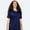 Navy, variant on FORZA Women's Classic Short Sleeve Football Shirt – Lightweight, Quick-Dry Polyester Sports Top [XS-XL]