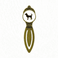 thumbnail image 1 of Black Dog Cute Animal Portrayal Bookmark Retro Office Label Page Marker, 1 of 4