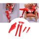 thumbnail image 4 of sintética para mujer, de acción de de Kuk TTL CY , rojo Hugo Traje de figura de acción, 4 of 10