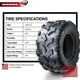 thumbnail image 3 of One New WANDA Sport ATV Tire 18x9.5-8 4PR - 10001, 3 of 9