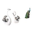 thumbnail image 1 of Figuras de cisne y estatuas de . Colección para habitación, dormitorio, oficina, mesa, centro de mesa, estantería, decoración del hogar., 1 of 8