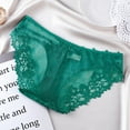thumbnail image 3 of huanledash Women Underwear Breathable Triangle Low Waist Lace Hollow Out Daily Wearing Women No Trace Briefs for Everyday Wear, 3 of 8