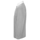 thumbnail image 4 of Front Row - Polo de manga corta liso para hombre/Caballero Modelo Classic (Gris Jaspeado/Blanco), 4 of 4
