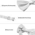 thumbnail image 3 of GFDYREE Boy Polka Dot Adjustable Bow Tie, Pre Bowtie for Kids CLJ01, 3 of 5