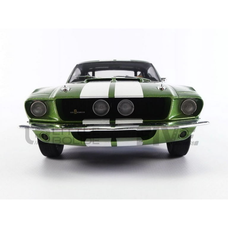 1967 Shelby GT500 Lime Green Metallic with White Stripes 1