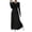 510_Black, variant on Summer Dresses for Women Loose Fit Women's Sleepwear Cozy Long Sleeve Dress Gifts for Mom Loungewear Womens Nightgown Blackish Green