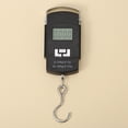 thumbnail image 2 of JIhuahe Portable Electronic Hanging Scale - 110 lb Capacity for Fishing, Express Delivery, and Weighing, Digital Hook Scale with LCD Display,Black, 2 of 7