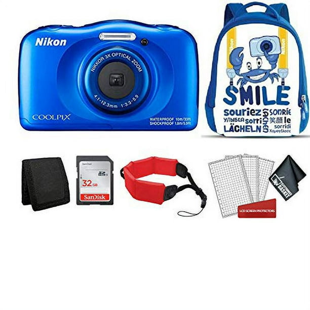 Nikon Coolpix W150 Kid-Friendly Rugged Waterproof Digital Camera 