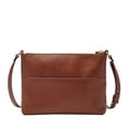 thumbnail image 3 of Fossil Fiona - Bolso bandolera pequeño de piel para mujer, color marrón (Modelo: ZB7668200), 3 of 5