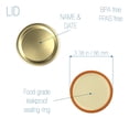 thumbnail image 2 of Wide Mouth Gold Canning Jar Lids & Bands 12 Count, 2 of 3