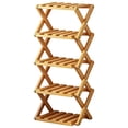 thumbnail image 2 of The 9-Tier No-Assembly Bamboo Rack, 2026 Upgraded Foldable 9 Tier Bamboo Corner Shoe Rack, Space-Saving Organizer for Shoes, No Assembly Narrow Shoe Shelf for Entryway Closet Dorm, 2 of 4