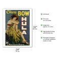 thumbnail image 2 of Clara Bow in Hula - Hula Romance of Hawaii by Armine von Tempski - Vintage Film Movie Poster by Morgau c.1927 - Fine Art Matte Paper Print (Unframed) 24x32in, 2 of 4