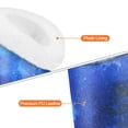 thumbnail image 2 of Fintie Plush Lined Double Eyeglasses Holder with Magnetic Base- Anti-scratch PU Leather Glasses Stand Case, Starry Sky, 2 of 7