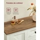 thumbnail image 3 of VASAGLE LIRY Collection - Storage Cabinet, Farmhouse Bathroom Floor Cabinet with 4 Drawers, Freestanding Storage Organizer, Barn Door, Adjustable Shelf, Rustic White, UBBK753W01, 3 of 5