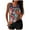 Style 9, variant on GERsome Tummy Control Tankini Swimsuit for Women Two Piece U Neck Bathing Suit Swim Tank Top with Boyshorts S-2XL