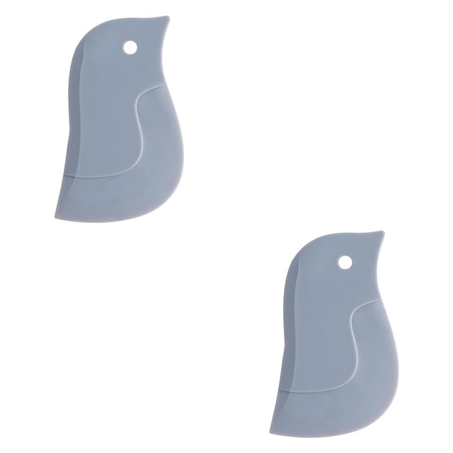 Naiovety Raspador de limpieza con forma de pingüino de dibujos animados, hoja suave, de aceite, herramienta de raspado, herramientas duraderas para Type1 NO1