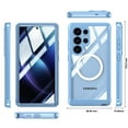 thumbnail image 5 of Case for Samsung Galaxy S25 Ultra, Heavy Duty & Rugged [Built-in Screen Protector] Shockproof Drop Protection with Port Anti-Dust/Scratch 360 Full Body Phone Cases For Samsung Galaxy S25 Ultra,Blue, 5 of 5