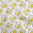 thumbnail image 1 of oneOone Polyester Spandex White Fabric Kawai Craft Projects Decor Fabric Printed By The Yard 56 Inch Wide-4B, 1 of 5