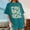 Blue, variant on Women's Tops Short Sleeve Cotton Womens Tops Trendy T Shirts for Women Graphic Oversized Oversized Tops Items Ordered by Me